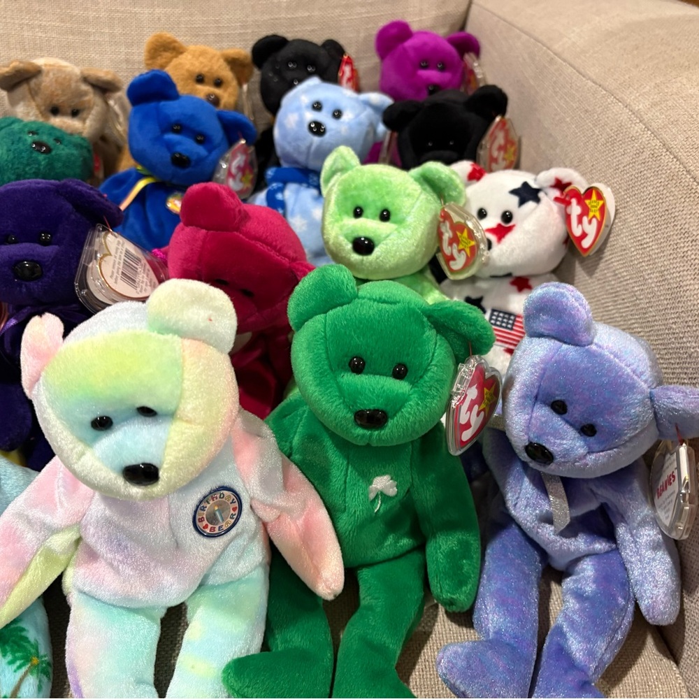 Colorful Plush Bear Collection - Picture 3 of 5